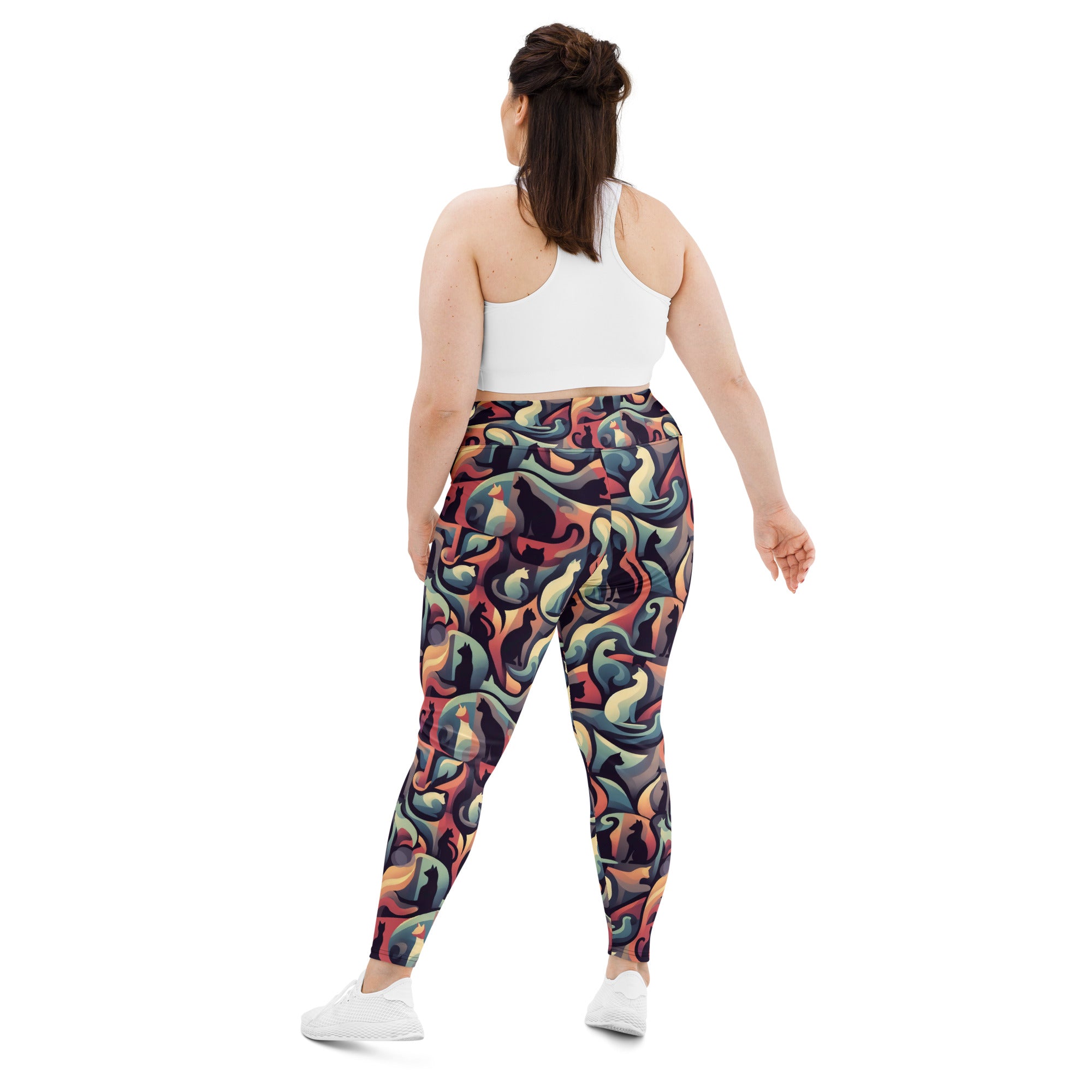 Kitty Silhouette Leggings | Plus Size
